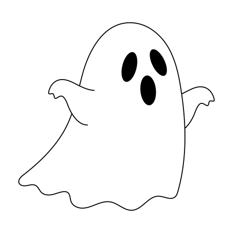 Flying Ghost PNG Transparent