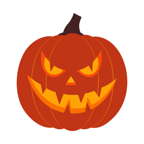 Angry Halloween Pumpkin PNG