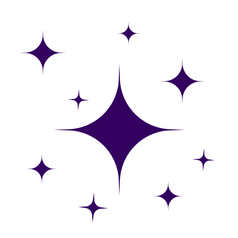 Purple star png transparent
