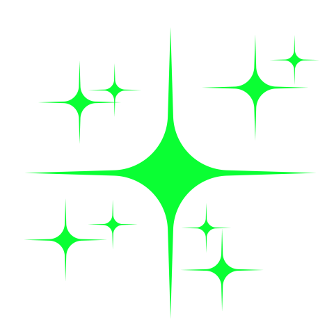 Green star transparent background
