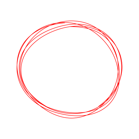 Circle red transparent background free download