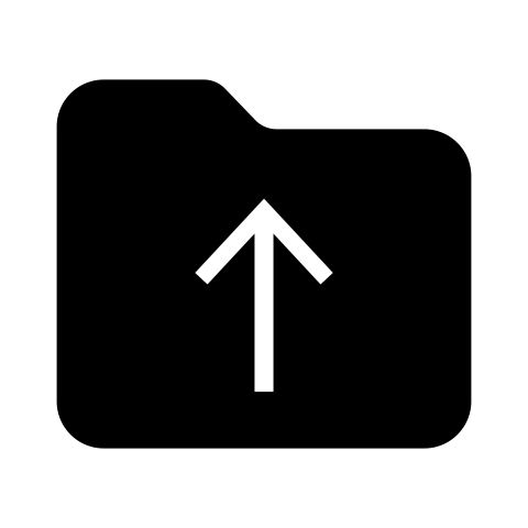 Upload black icon png download
